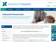 Tablet Screenshot of emeraldfinance.co.uk